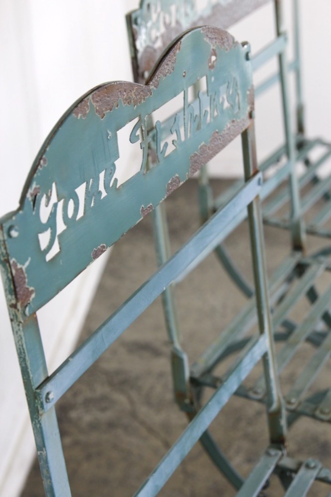 素材鉄アイアンアイアン椅子✳︎ヴィンテージ　イギリス　ジャンク